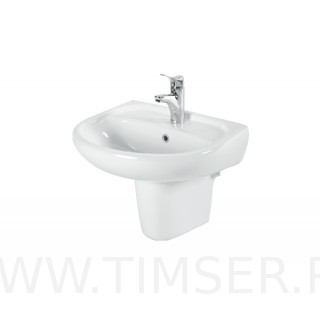 Раковина керамическая с пьедесталом TS-50211