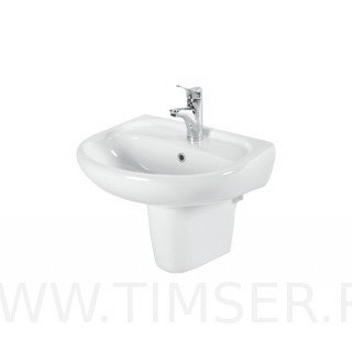 Раковина керамическая с пьедесталом TS-51111