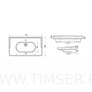 Раковина керамическая TS-514100