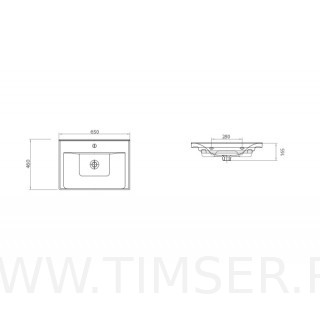 Раковина керамическая TS-52065