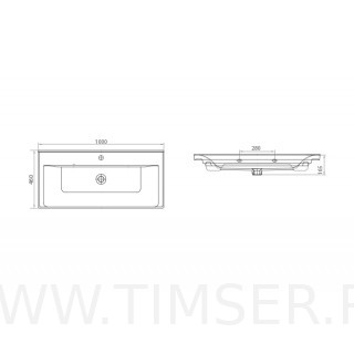 Раковина керамическая TS-52100