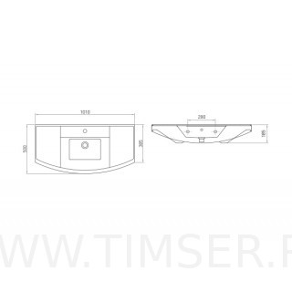 Раковина керамическая TS-54841