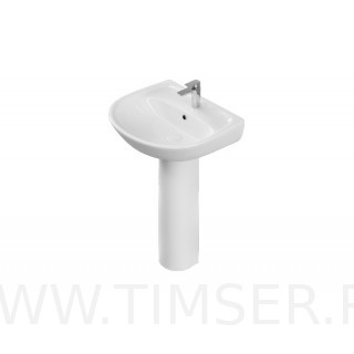 Раковина керамическая с пьедесталом TS-55111