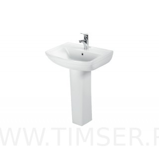 Раковина керамическая с пьедесталом TS-55150