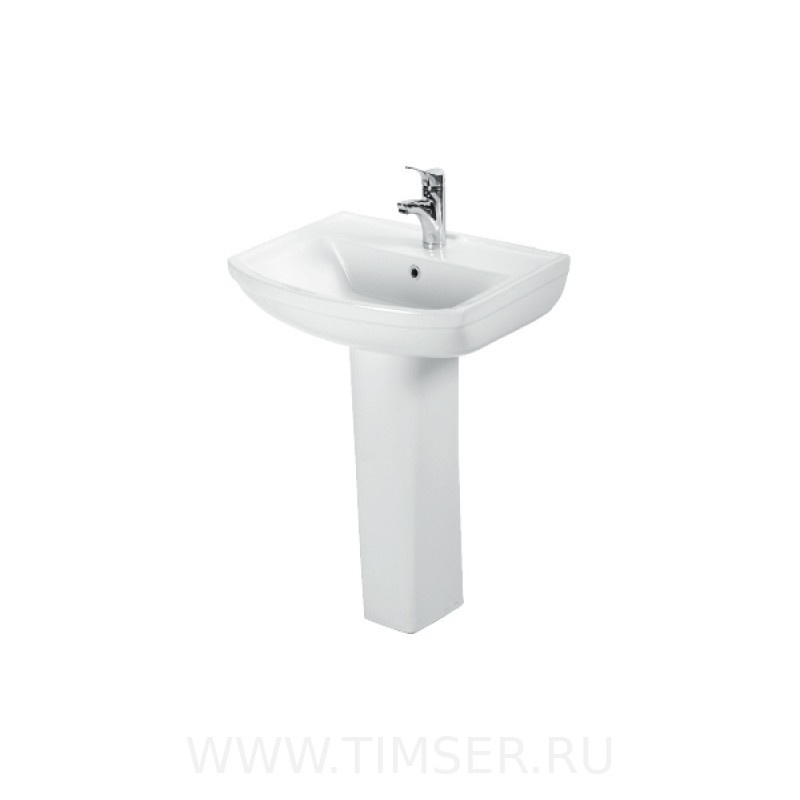 Ceramic sink with pedestal TS-55150