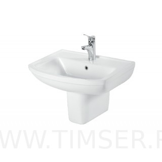 Раковина керамическая с пьедесталом TS-55151