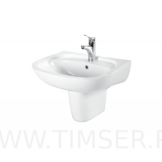 Раковина керамическая с пьедесталом TS-55211