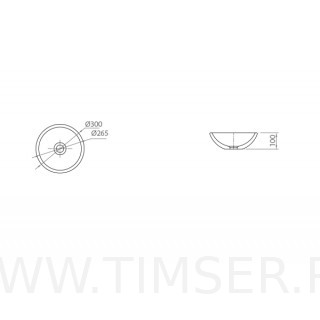 Раковина керамическая TS-553698