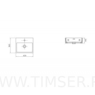 Раковина керамическая TS-553708