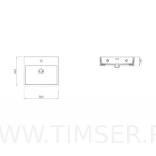 Раковина керамическая TS-553709