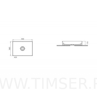 Раковина керамическая TS-5605072