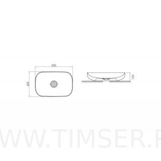 Раковина керамическая TS-5626072