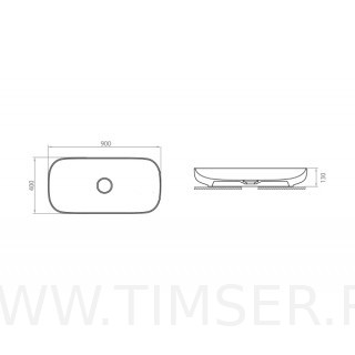 Раковина керамическая TS-56290
