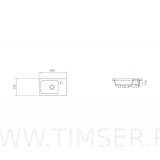 Раковина керамическая TS-581045