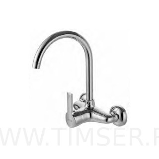 Смеситель для раковины настенный TIMSER TS-06-19 40 мм Смеситель для раковины настенный TIMSER TS-06-19 40 мм