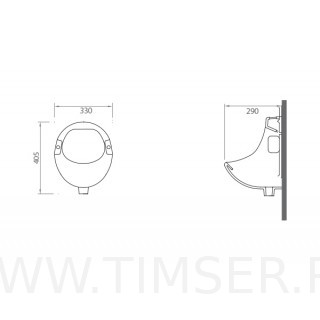 Писсуар TS-54411 Писсуар TS-54411