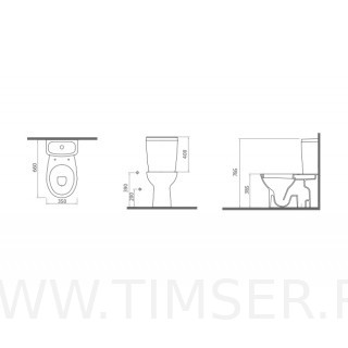 Унитаз TS-55300