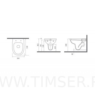 Унитаз TS-55327