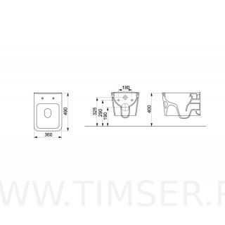 Унитаз TS-55377