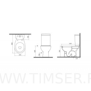 Унитаз TS-55390