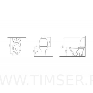 Унитаз TS-55600