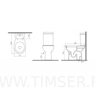 Унитаз TS-55630